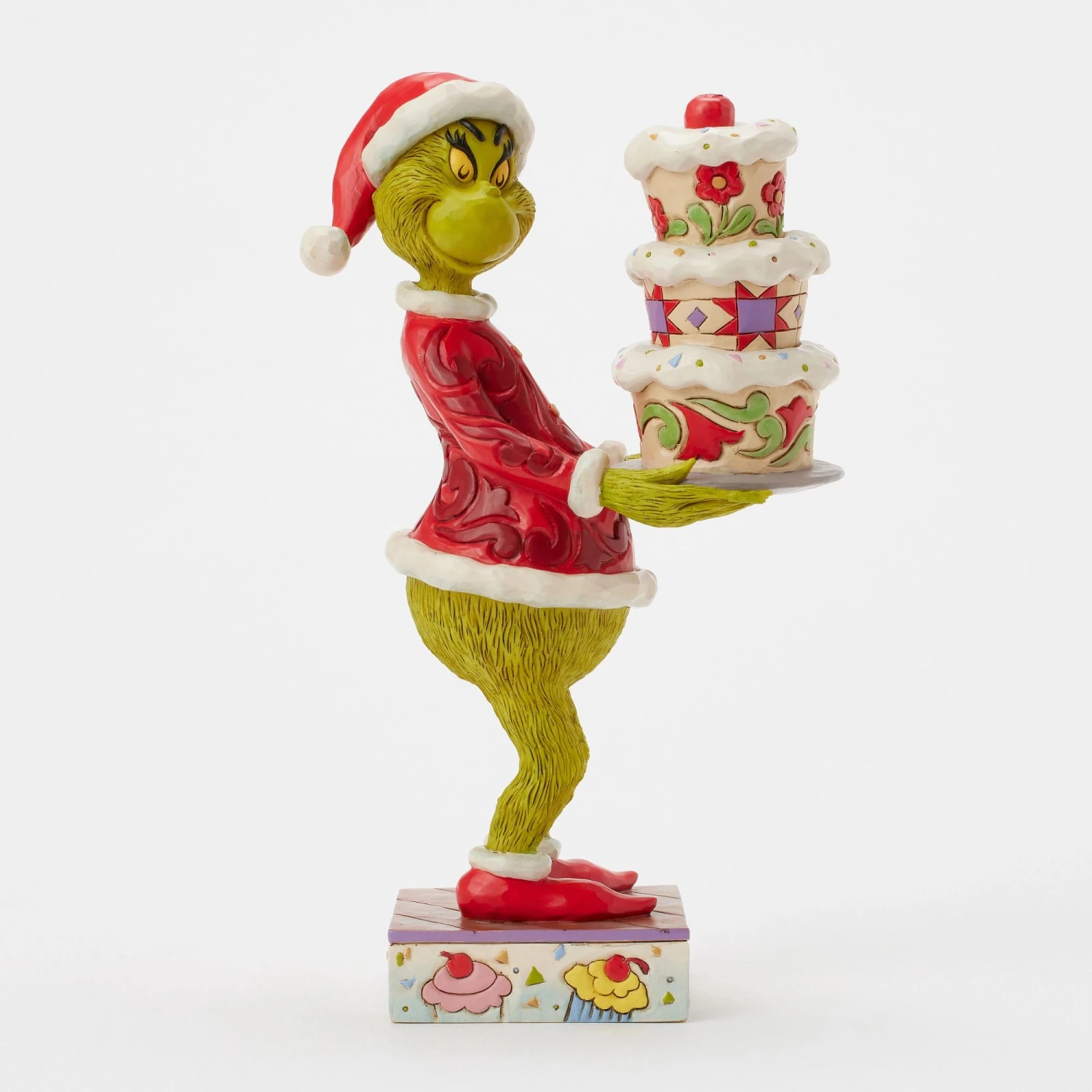 Enesco Gift Grinch With Grinchy Cake(Grinch With Grinchy Cake) 2 Enesco Gift Grinch With Grinchy Cake(Grinch With Grinchy Cake) - Image 2