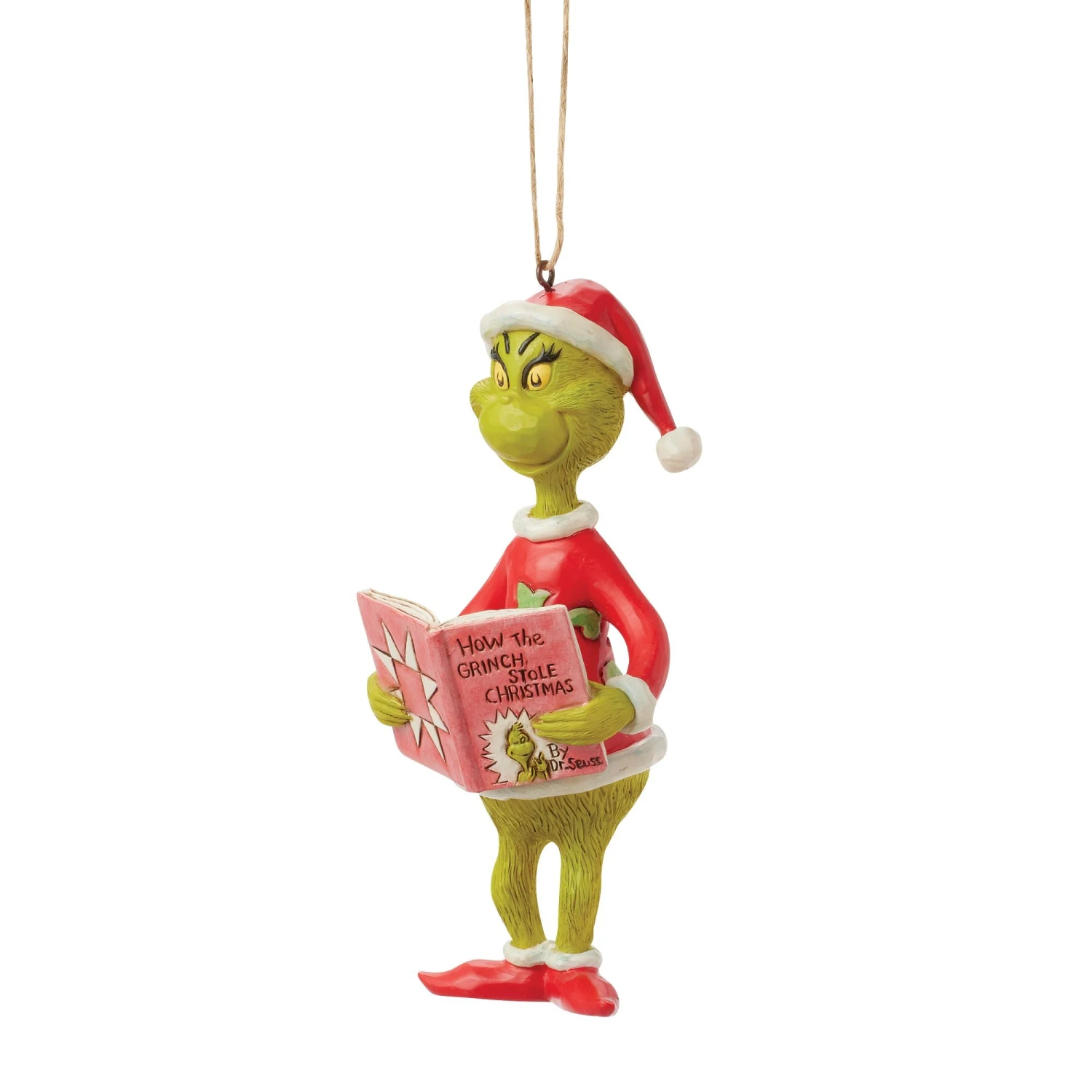 Enesco Gift Grinch With Book Ornament(Grinch With Book Ornament 2) 3 Enesco Gift Grinch With Book Ornament(Grinch With Book Ornament 2) - Image 3