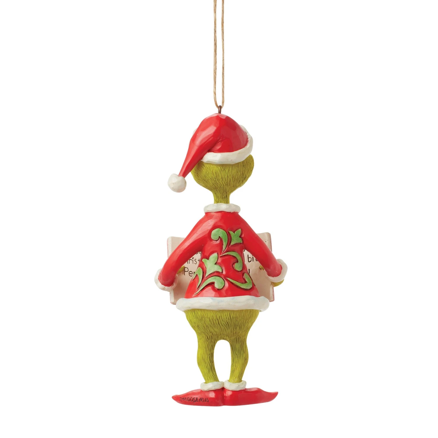 Enesco Gift Grinch With Book Ornament(Grinch With Book Ornament 2) 6 Enesco Gift Grinch With Book Ornament(Grinch With Book Ornament 2) - Image 6