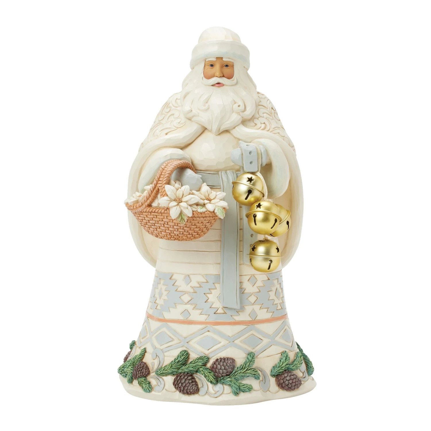 Enesco Gift Wdlnd Santa Bkt And Bells Fig(Wdlnd Santa Bkt And Bells Fig) 1 Enesco Gift Wdlnd Santa Bkt And Bells Fig(Wdlnd Santa Bkt And Bells Fig)
