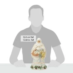 Enesco Gift Wdlnd Santa Bkt And Bells Fig(Wdlnd Santa Bkt And Bells Fig) 8 Enesco Gift Wdlnd Santa Bkt And Bells Fig(Wdlnd Santa Bkt And Bells Fig) -Enesco Gift 6017172 20