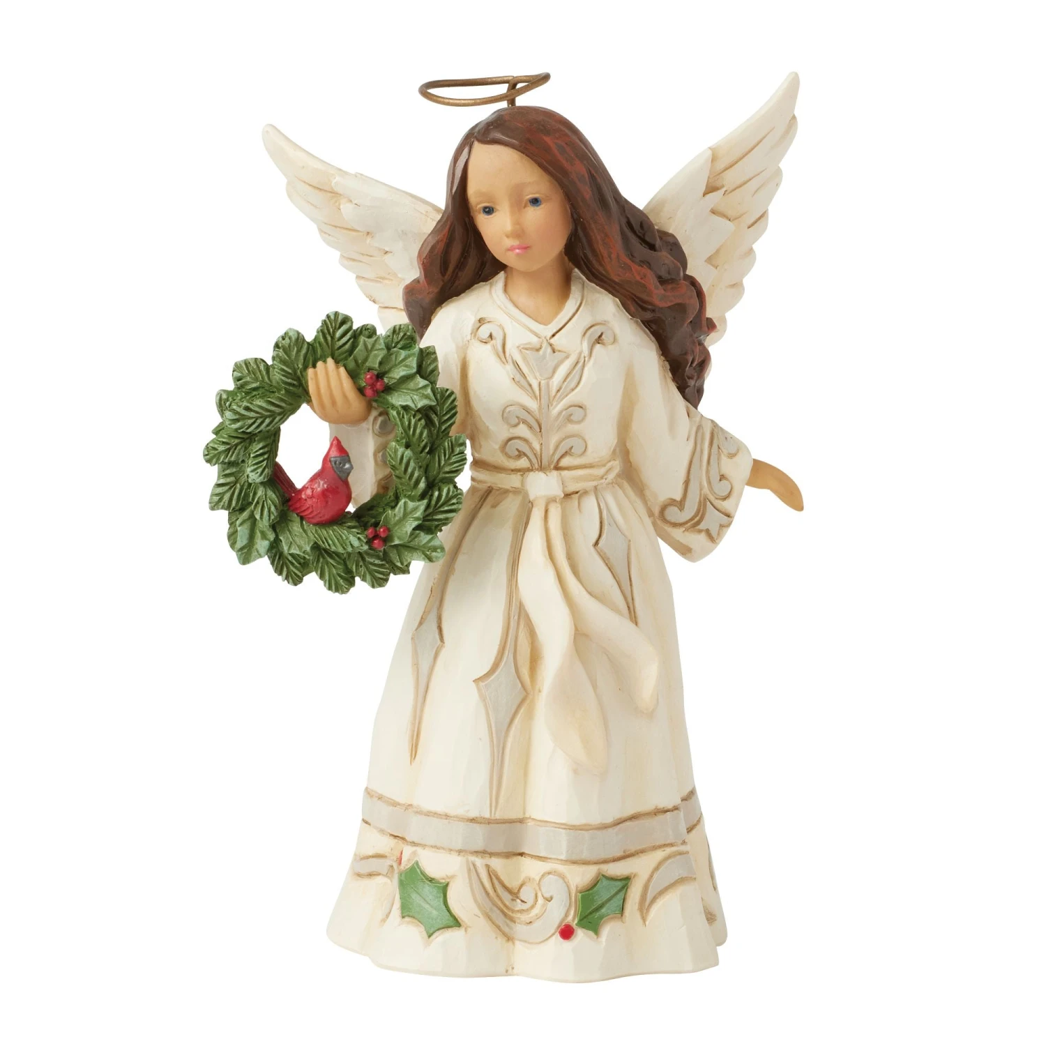 Enesco Gift Wdlnd Angel With Cardinal Fig(Wdlnd Angel With Cardinal Fig) 1 Enesco Gift Wdlnd Angel With Cardinal Fig(Wdlnd Angel With Cardinal Fig)