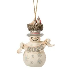 Enesco Gift Wdlnd Dated 2025 Snowman Orn(Wdlnd Dated 2025 Snowman Orn)