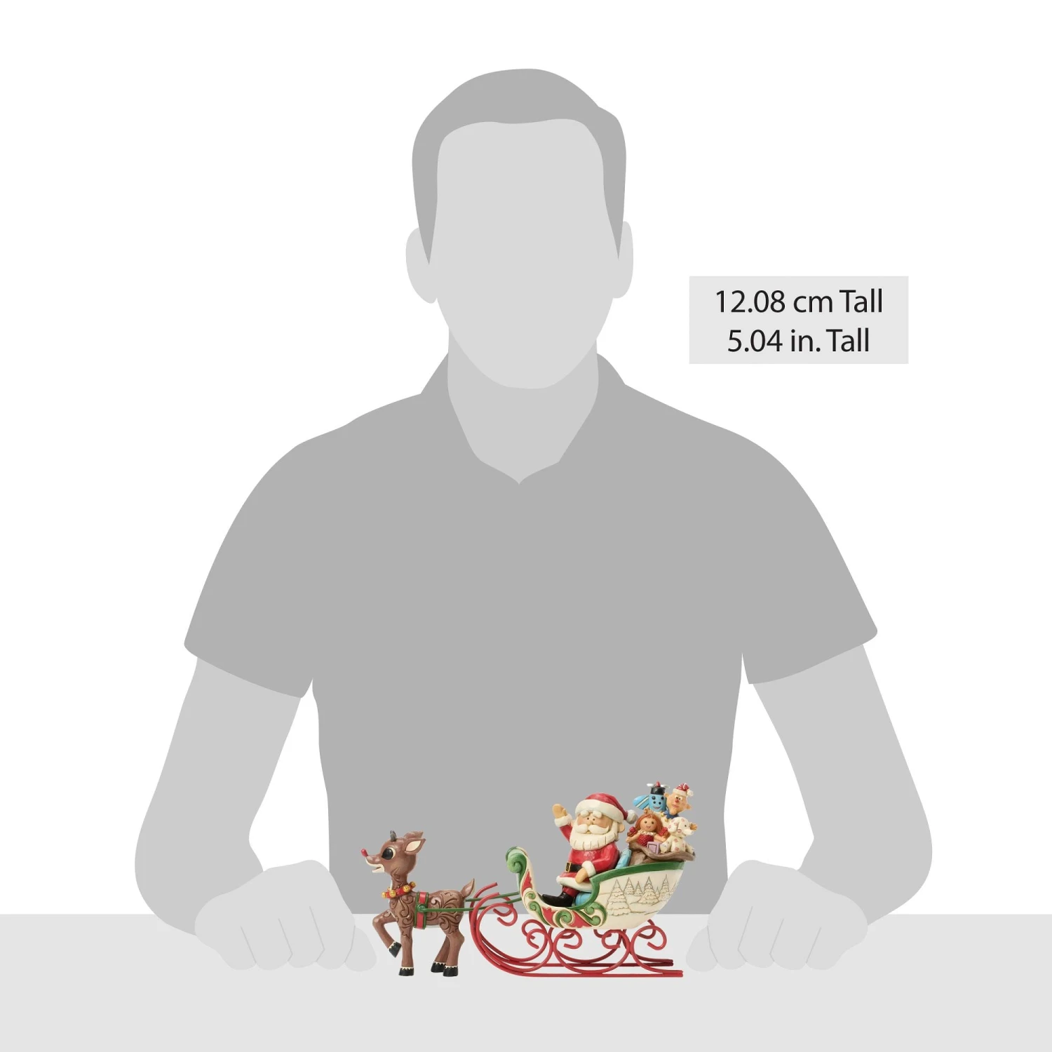 Enesco Gift Rudolph Pulling Santa In Sled(Rudolph Pulling Santa In Sled) 4 Enesco Gift Rudolph Pulling Santa In Sled(Rudolph Pulling Santa In Sled) - Image 4