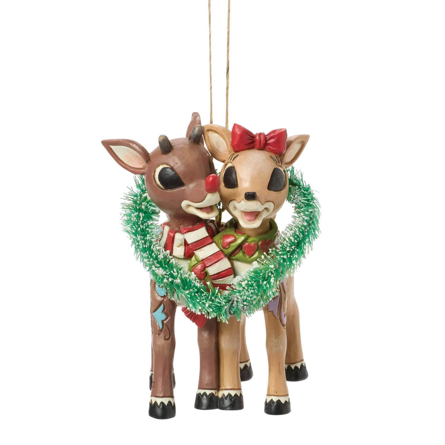 Enesco Gift Rudolph & Clarice Heart H/O(Rudolph Clarice Heart H O) 1 Enesco Gift Rudolph & Clarice Heart H/O(Rudolph Clarice Heart H O)