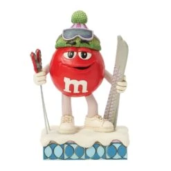 Enesco Gift M&M'S Red Character With Skis(M Ms Red Character With Skis)