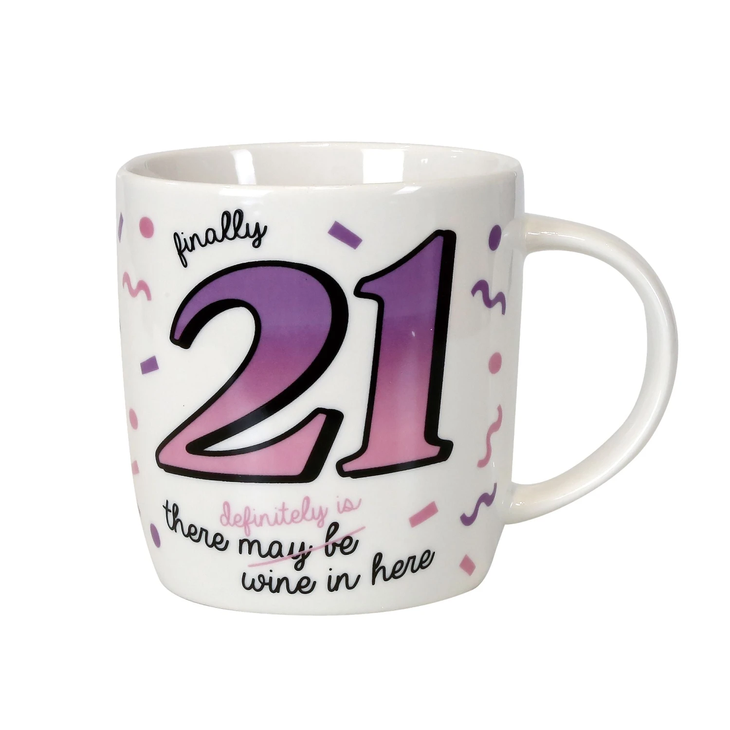 Enesco Gift 21 Birthday Mug With Glasses(21 Birthday Mug With Glasses) 2 Enesco Gift 21 Birthday Mug With Glasses(21 Birthday Mug With Glasses) - Image 2
