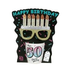 Enesco Gift 50 Birthday Mug With Glasses(50 Birthday Mug With Glasses)