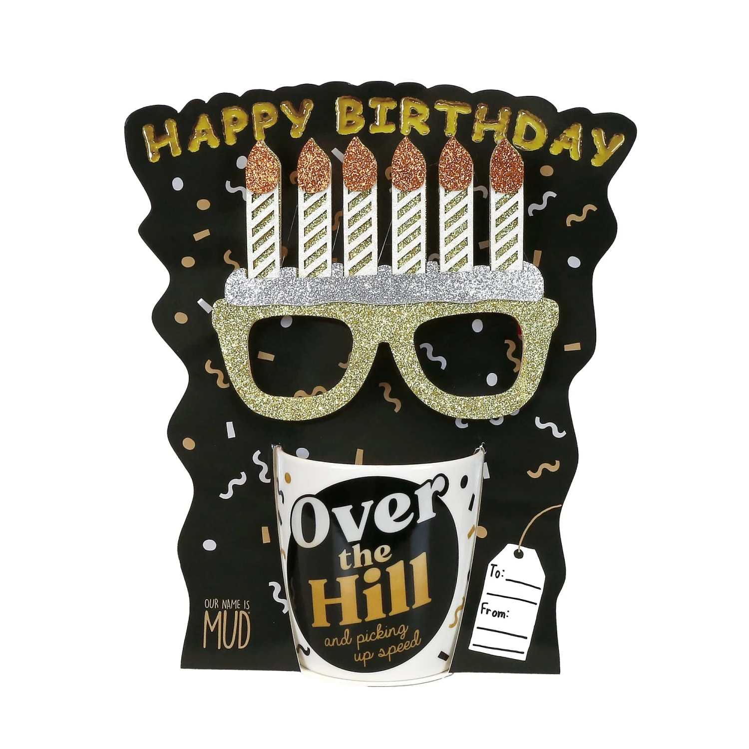 Enesco Gift Over The Hill Mug With Glasses(Over The Hill Mug With Glasses) 1 Enesco Gift Over The Hill Mug With Glasses(Over The Hill Mug With Glasses)