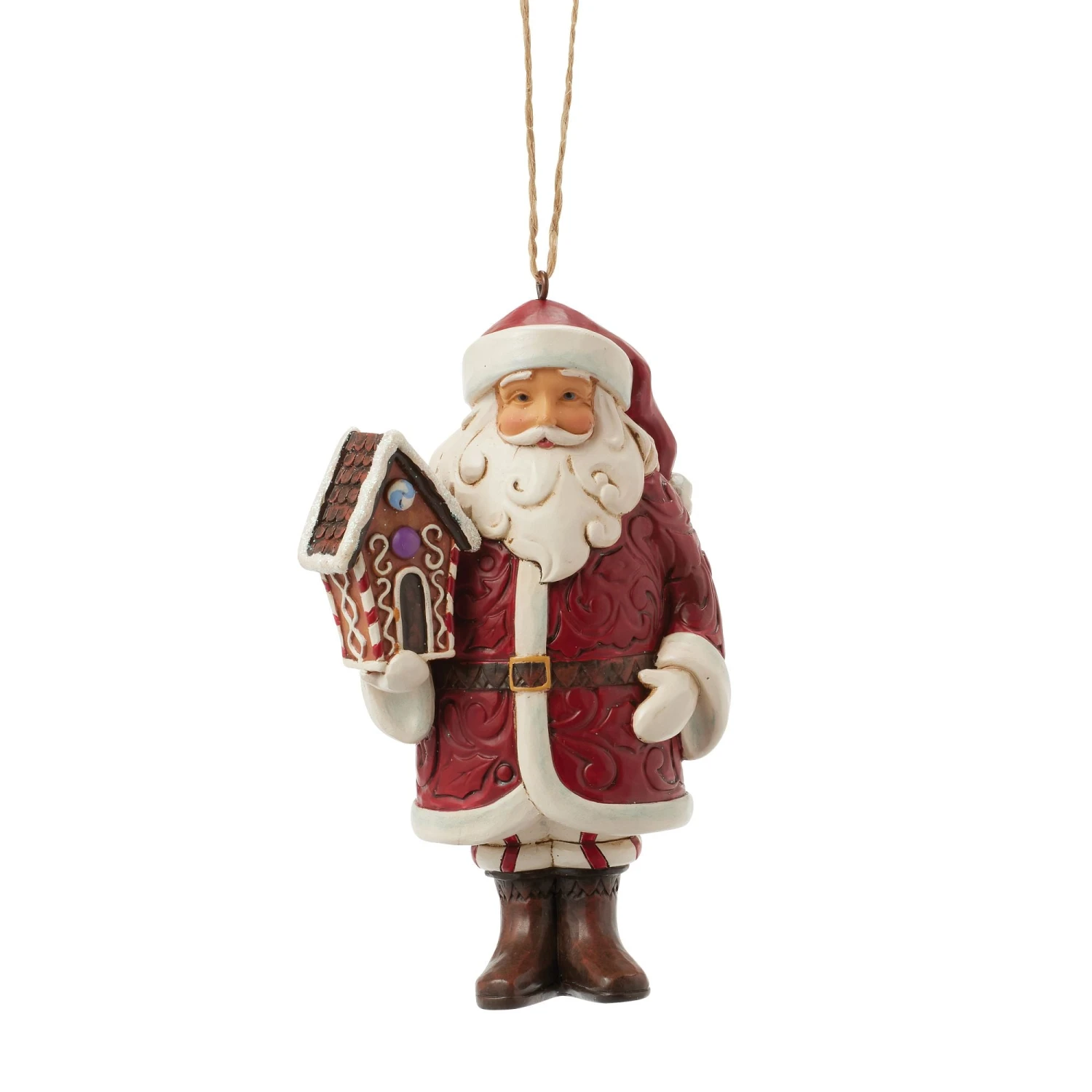 Enesco Gift Gingerbread Santa Ornament(Gingerbread Santa Ornament) 1 Enesco Gift Gingerbread Santa Ornament(Gingerbread Santa Ornament)