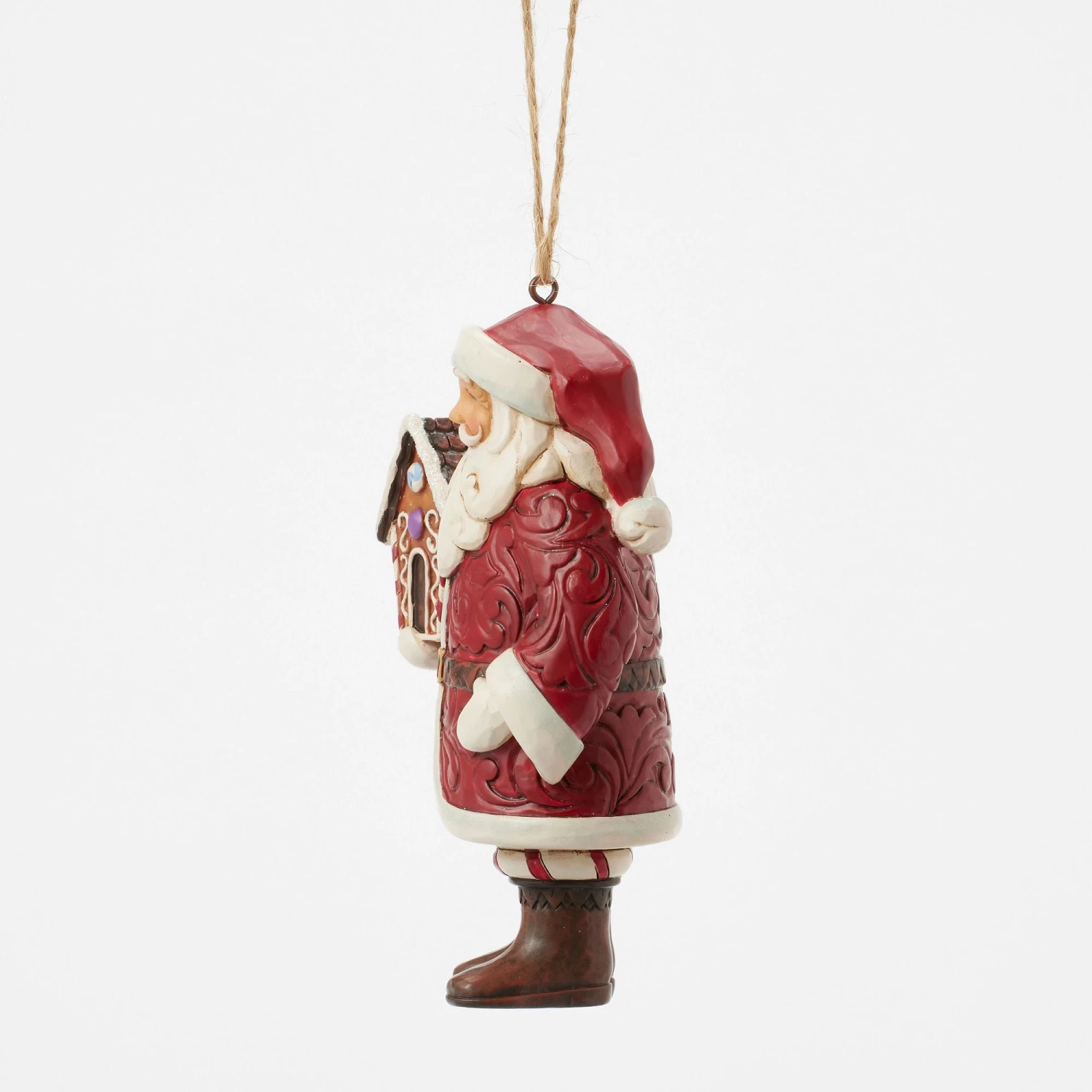 Enesco Gift Gingerbread Santa Ornament(Gingerbread Santa Ornament) 2 Enesco Gift Gingerbread Santa Ornament(Gingerbread Santa Ornament) - Image 2