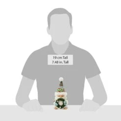 Enesco Gift Gnome Wreath & Fur Hat Fig(Gnome Wreath Fur Hat Fig) -Enesco Gift 6017287 20