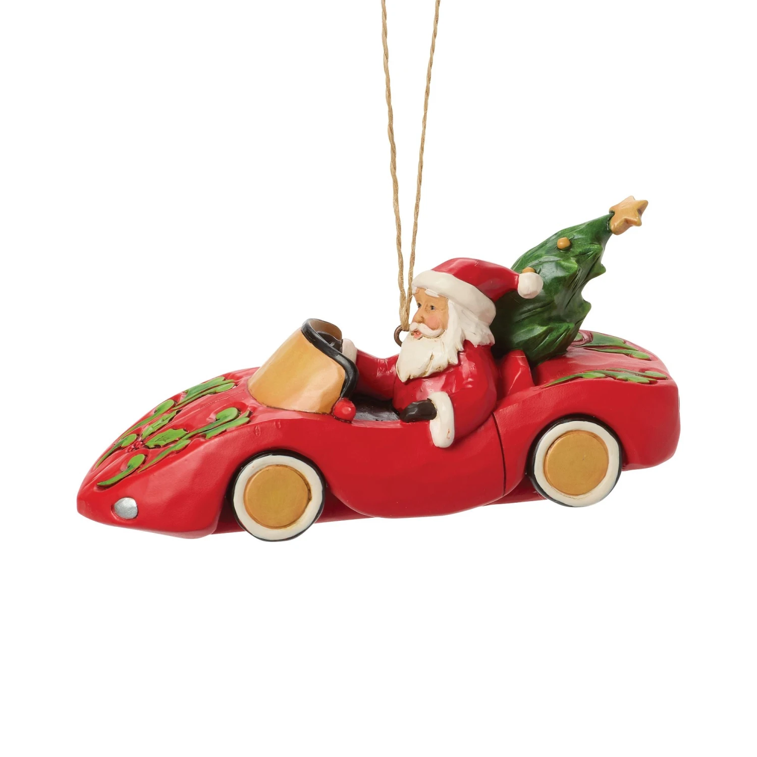 Enesco Gift Santa In Sports Car Ornament(Santa In Sports Car Ornament) 1 Enesco Gift Santa In Sports Car Ornament(Santa In Sports Car Ornament)