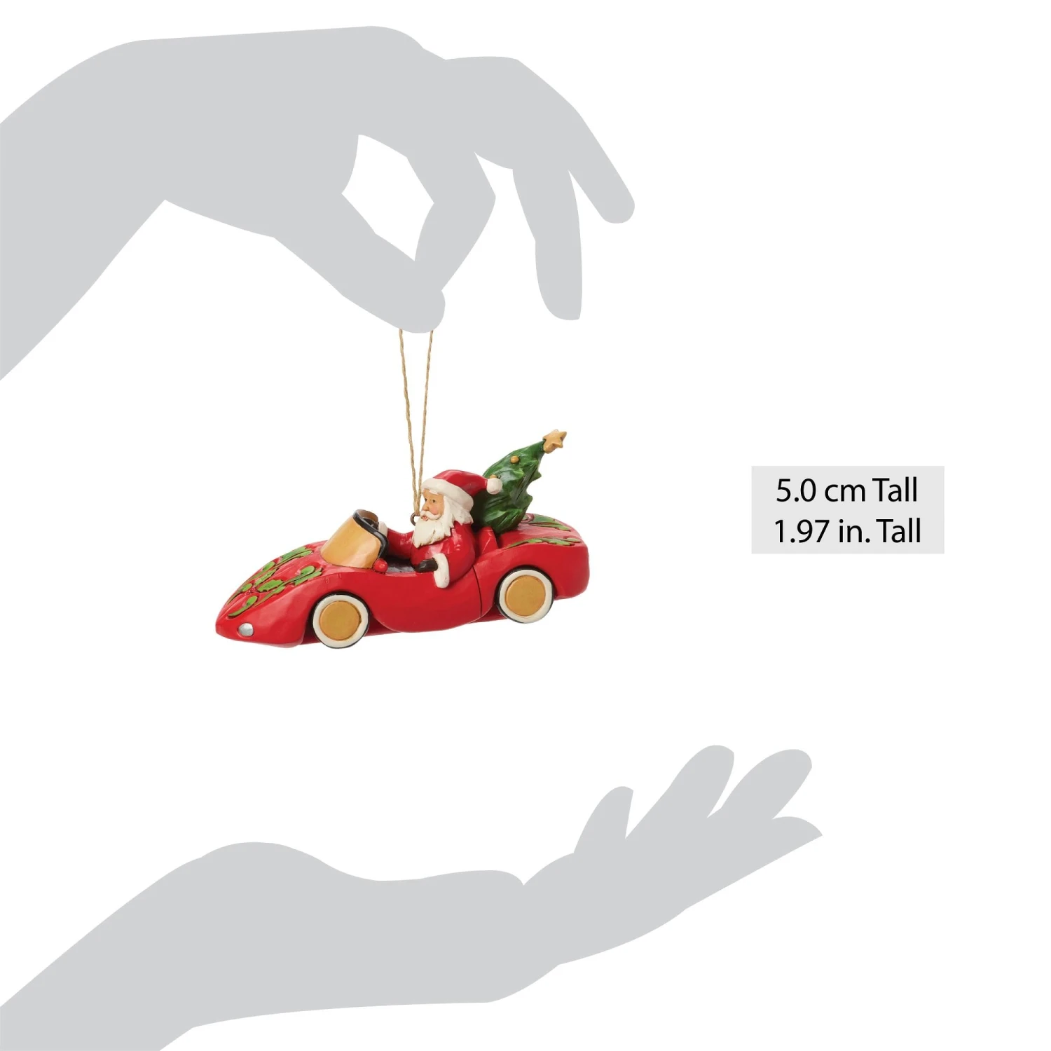 Enesco Gift Santa In Sports Car Ornament(Santa In Sports Car Ornament) 4 Enesco Gift Santa In Sports Car Ornament(Santa In Sports Car Ornament) - Image 4