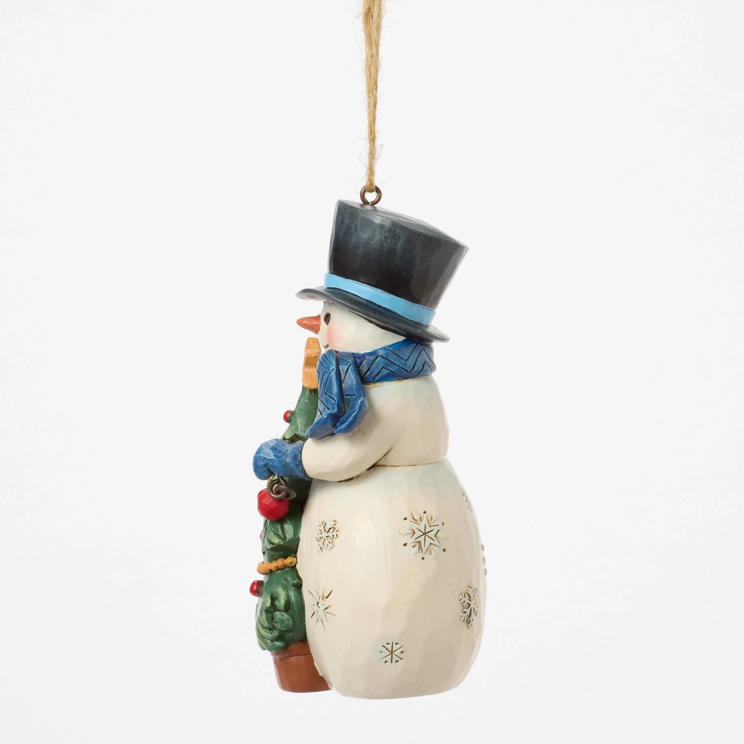 Enesco Gift Snowman With Tree Ornament(Snowman With Tree Ornament 1) 2 Enesco Gift Snowman With Tree Ornament(Snowman With Tree Ornament 1) - Image 2