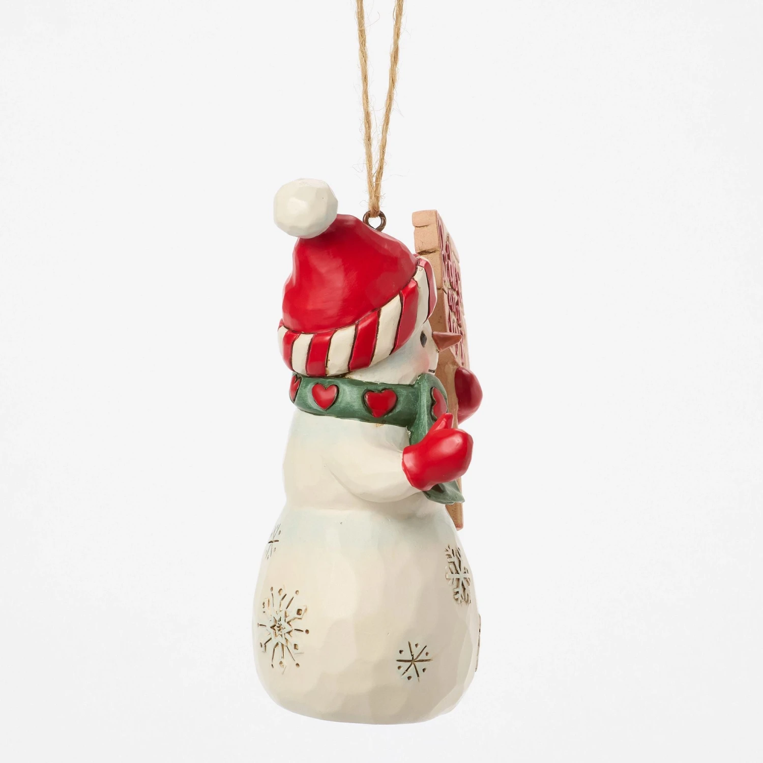 Enesco Gift Snowman Peace & Joy Sign Orn(Snowman Peace Joy Sign Orn) 5 Enesco Gift Snowman Peace & Joy Sign Orn(Snowman Peace Joy Sign Orn) - Image 5