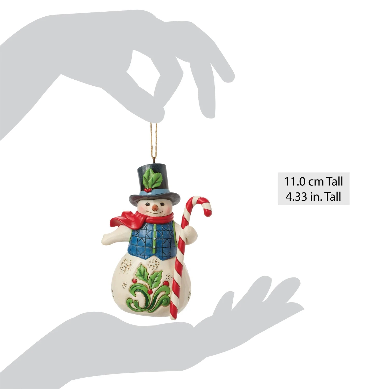 Enesco Gift Snowman With Candy Cane Orn(Snowman With Candy Cane Orn) 4 Enesco Gift Snowman With Candy Cane Orn(Snowman With Candy Cane Orn) - Image 4