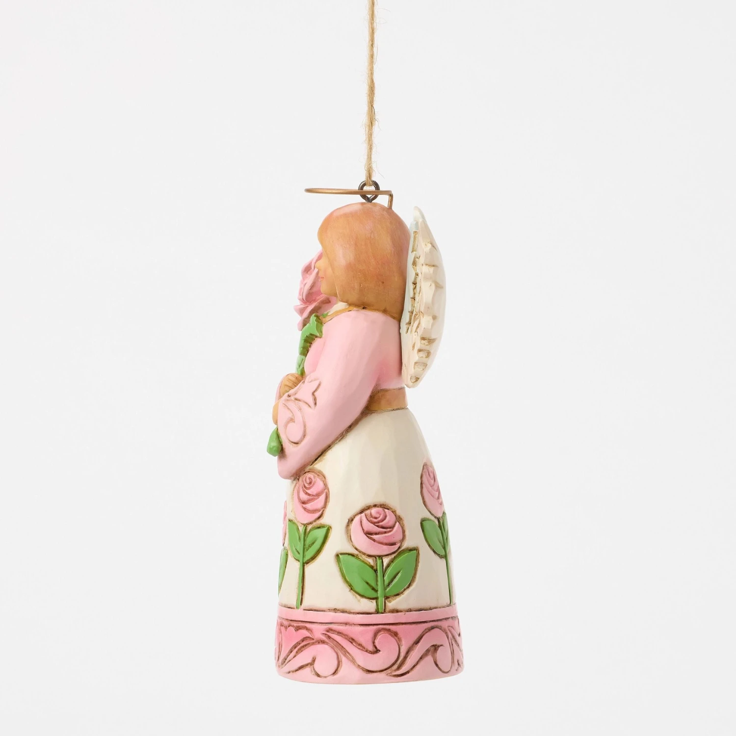 Enesco Gift Angel With Roses Ornament(Angel With Roses Ornament) 2 Enesco Gift Angel With Roses Ornament(Angel With Roses Ornament) - Image 2