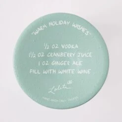 Enesco Gift Warm Holiday Wishes Wine Glass(Warm Holiday Wishes Wine Glass) -Enesco Gift 6017344 6