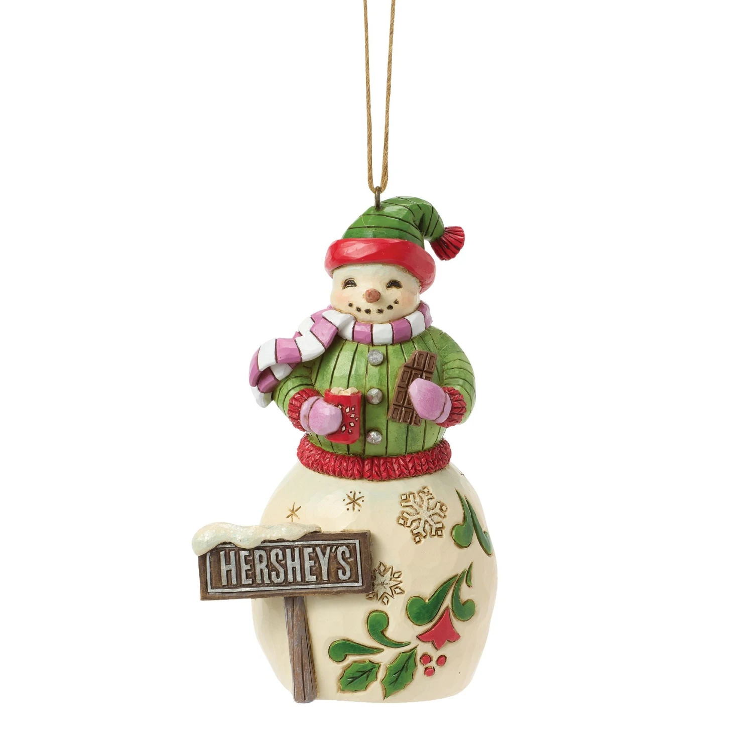 Enesco Gift Snowman W Hershey Sign Orn(Snowman With Hershey Sign Orn) 1 Enesco Gift Snowman W Hershey Sign Orn(Snowman With Hershey Sign Orn)