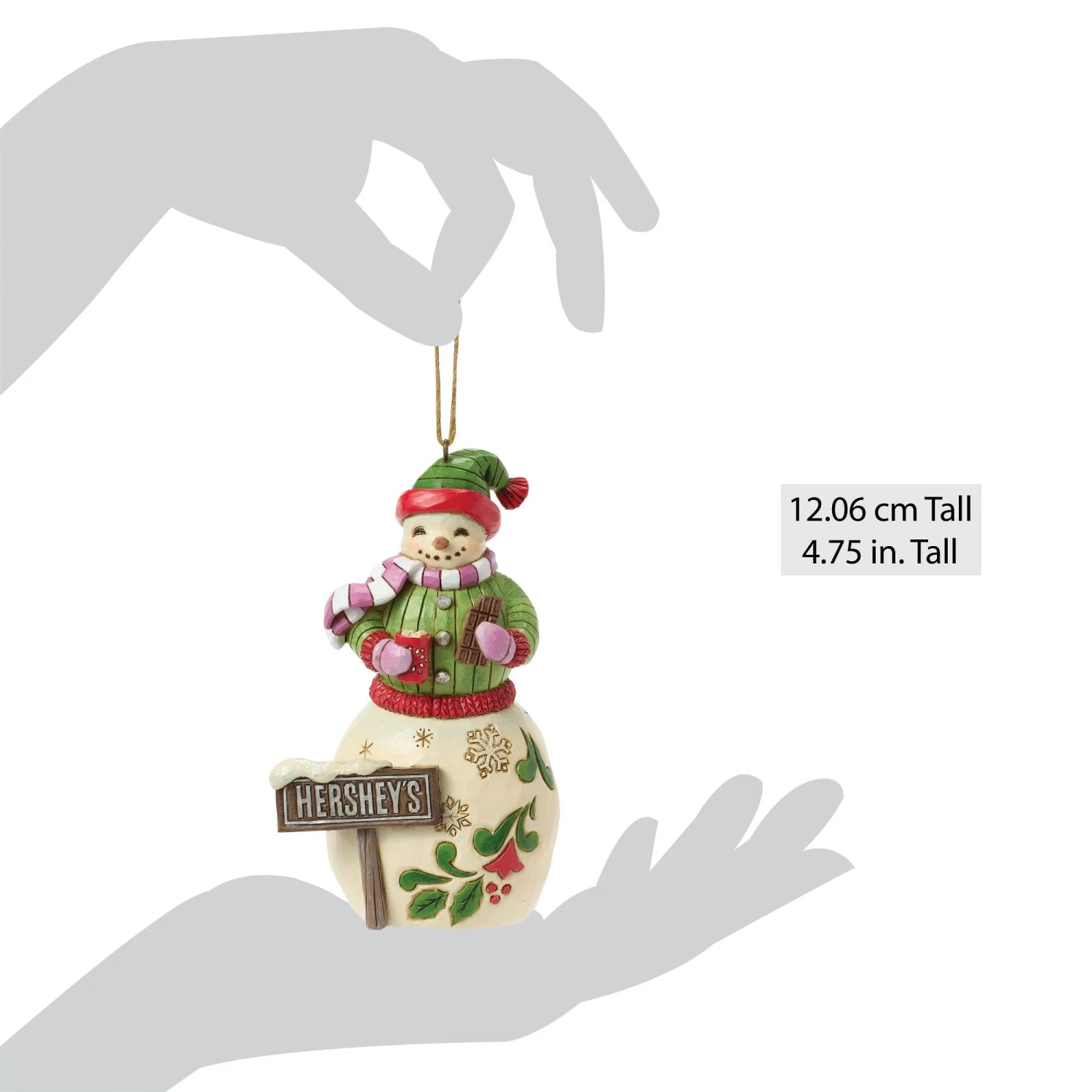 Enesco Gift Snowman W Hershey Sign Orn(Snowman With Hershey Sign Orn) 4 Enesco Gift Snowman W Hershey Sign Orn(Snowman With Hershey Sign Orn) - Image 4