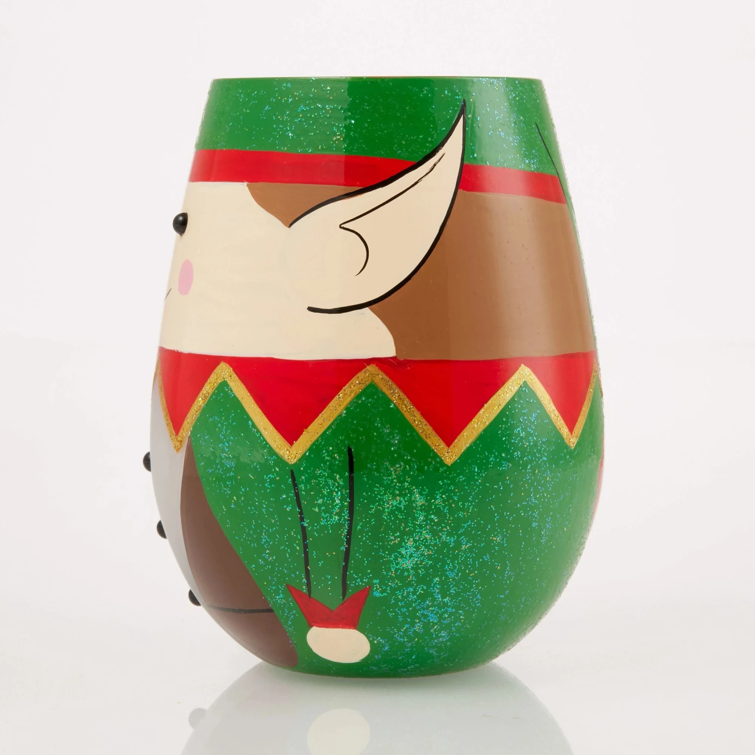 Enesco Gift Christmas Elf Stemless Wine(Christmas Elf Stemless Wine) 3 Enesco Gift Christmas Elf Stemless Wine(Christmas Elf Stemless Wine) - Image 3