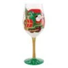 Enesco Gift Chuggin' Along Wine Glass(Chuggin Along Wine Glass)