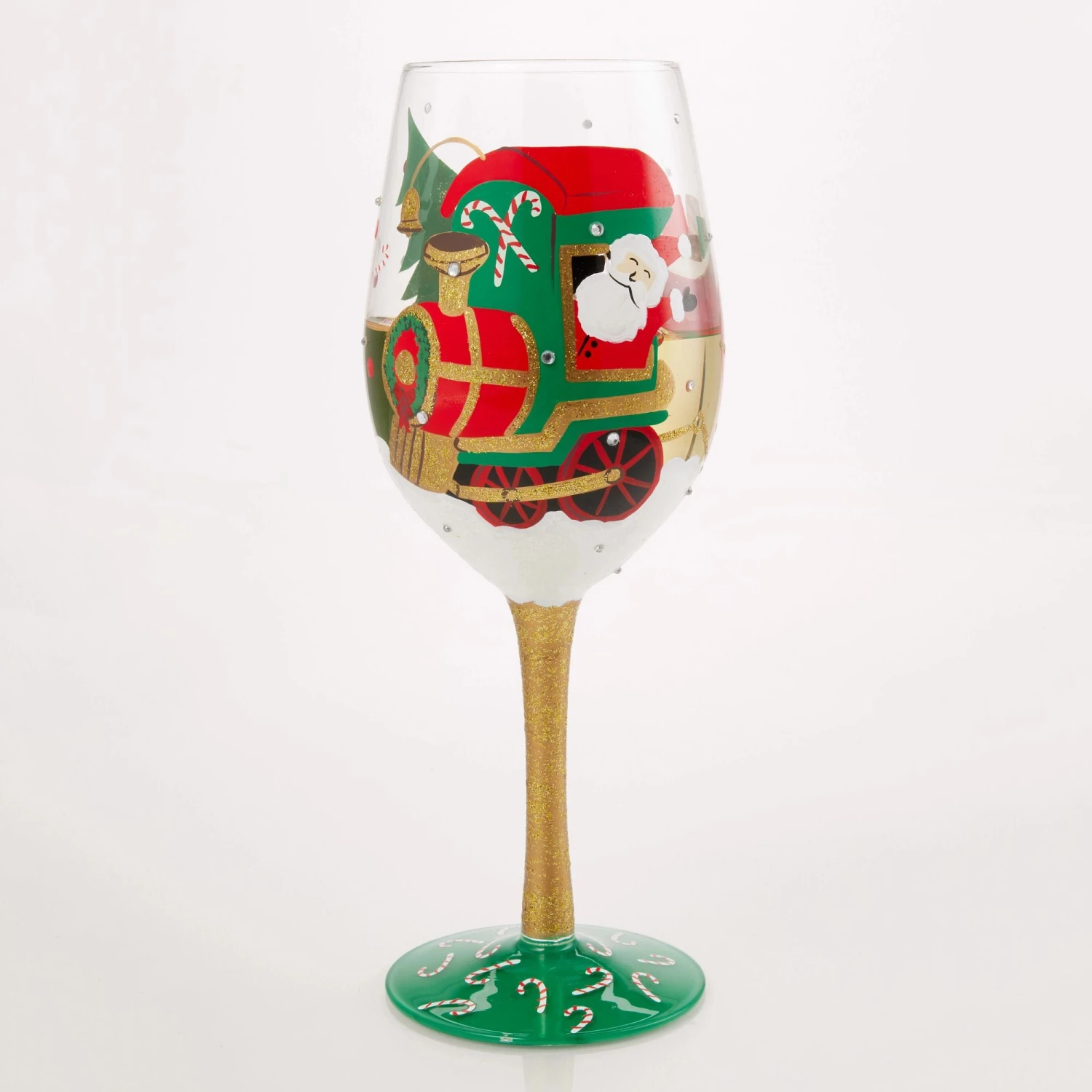 Enesco Gift Chuggin' Along Wine Glass(Chuggin Along Wine Glass) 2 Enesco Gift Chuggin' Along Wine Glass(Chuggin Along Wine Glass) - Image 2