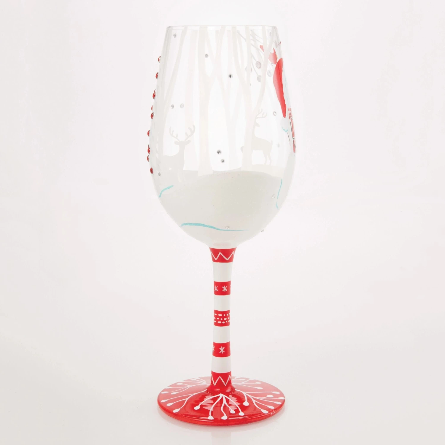 Enesco Gift Crimson And Snow Wine Glass(Crimson And Snow Wine Glass) 4 Enesco Gift Crimson And Snow Wine Glass(Crimson And Snow Wine Glass) - Image 4