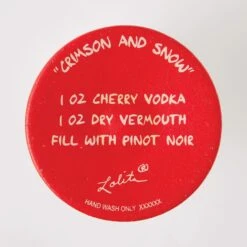 Enesco Gift Crimson And Snow Wine Glass(Crimson And Snow Wine Glass) 20 Enesco Gift Crimson And Snow Wine Glass(Crimson And Snow Wine Glass) -Enesco Gift 6017412 06