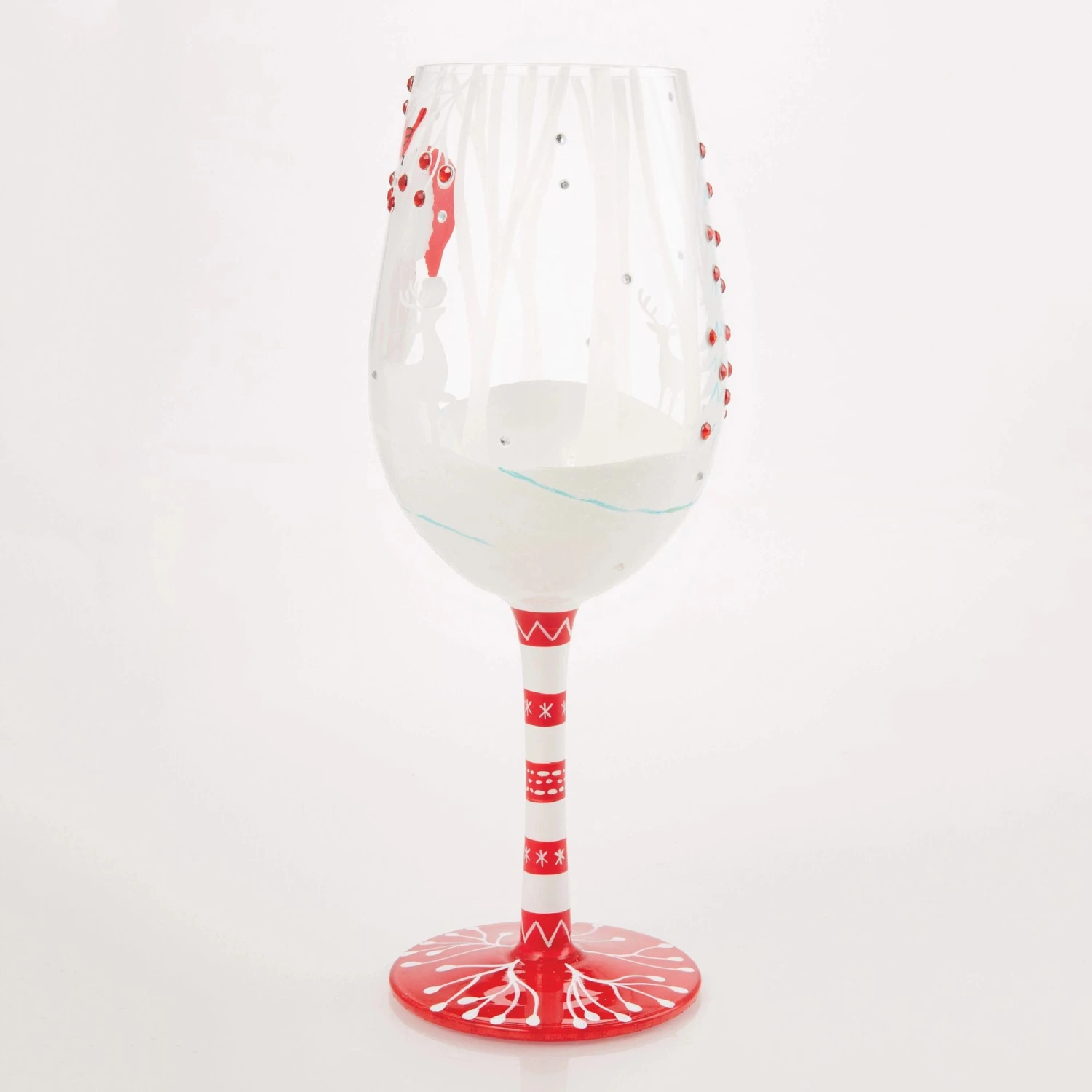 Enesco Gift Crimson And Snow Wine Glass(Crimson And Snow Wine Glass) 12 Enesco Gift Crimson And Snow Wine Glass(Crimson And Snow Wine Glass) - Image 12
