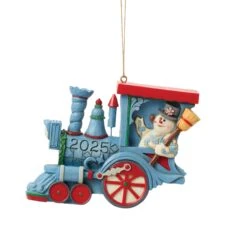 Enesco Gift Dated 2025 Frosty In Train Orn(Dated 2025 Frosty In Train Orn)