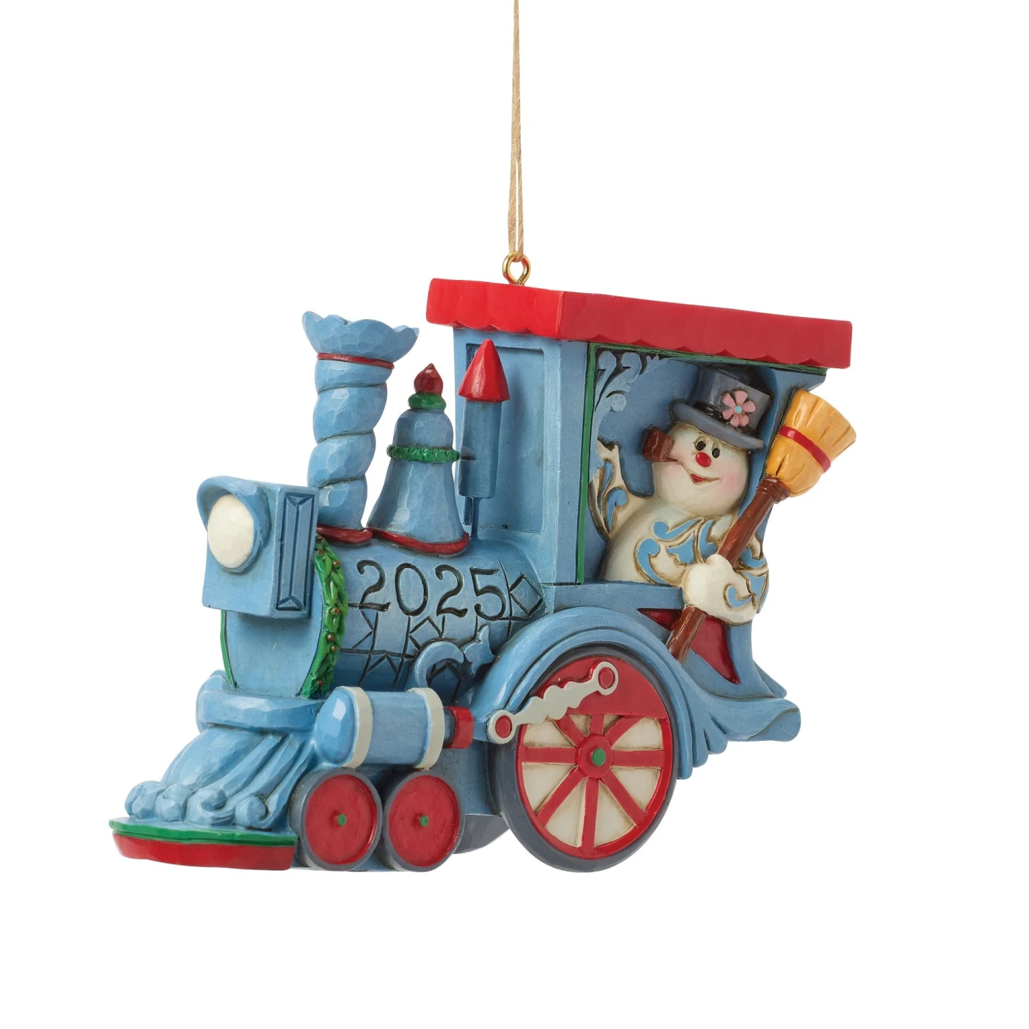 Enesco Gift Dated 2025 Frosty In Train Orn(Dated 2025 Frosty In Train Orn) 2 Enesco Gift Dated 2025 Frosty In Train Orn(Dated 2025 Frosty In Train Orn) - Image 2