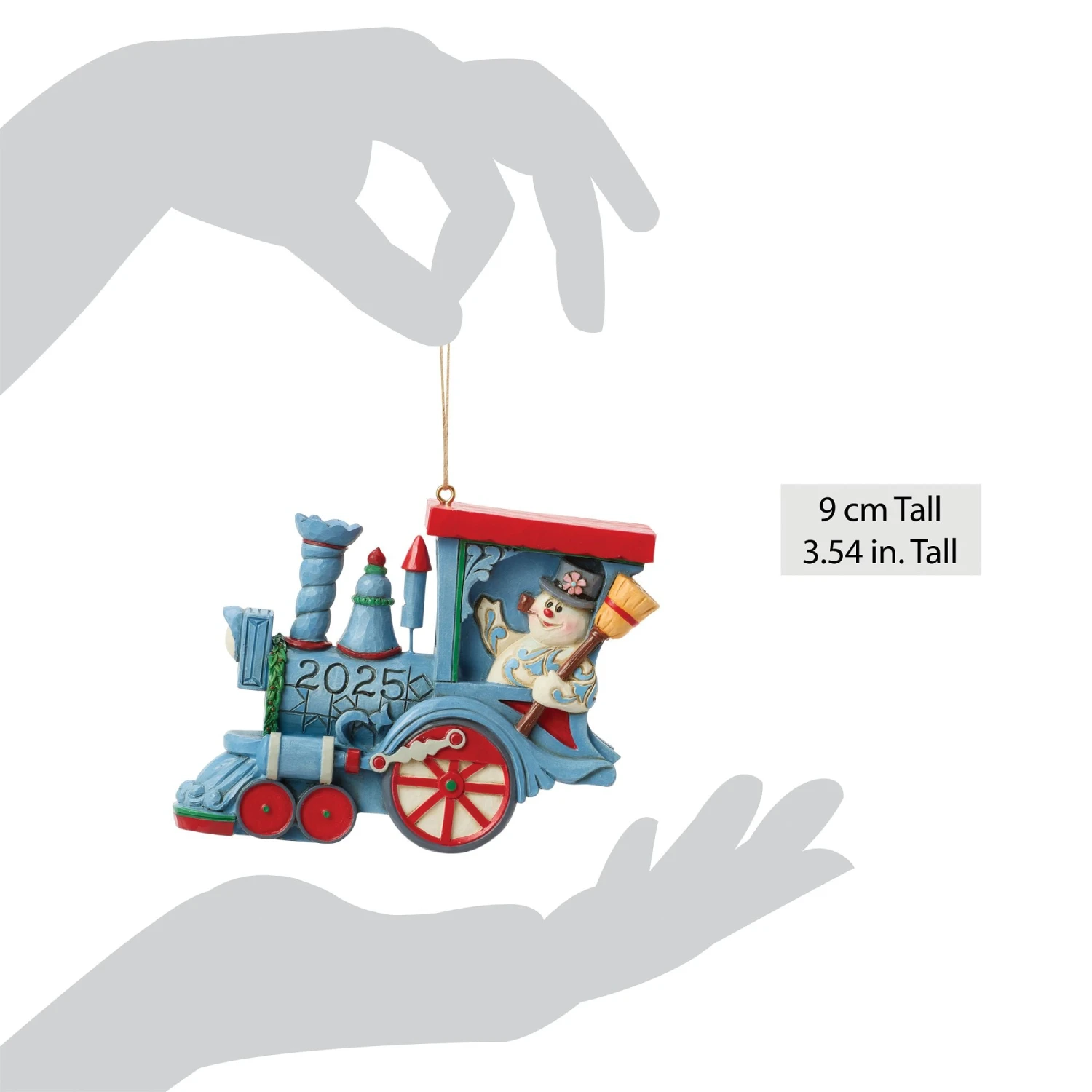 Enesco Gift Dated 2025 Frosty In Train Orn(Dated 2025 Frosty In Train Orn) 4 Enesco Gift Dated 2025 Frosty In Train Orn(Dated 2025 Frosty In Train Orn) - Image 4