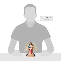 Enesco Gift Patriotic Angel With Heart Fig(Patriotic Angel With Heart Fig) 8 Enesco Gift Patriotic Angel With Heart Fig(Patriotic Angel With Heart Fig) -Enesco Gift 6017775 20