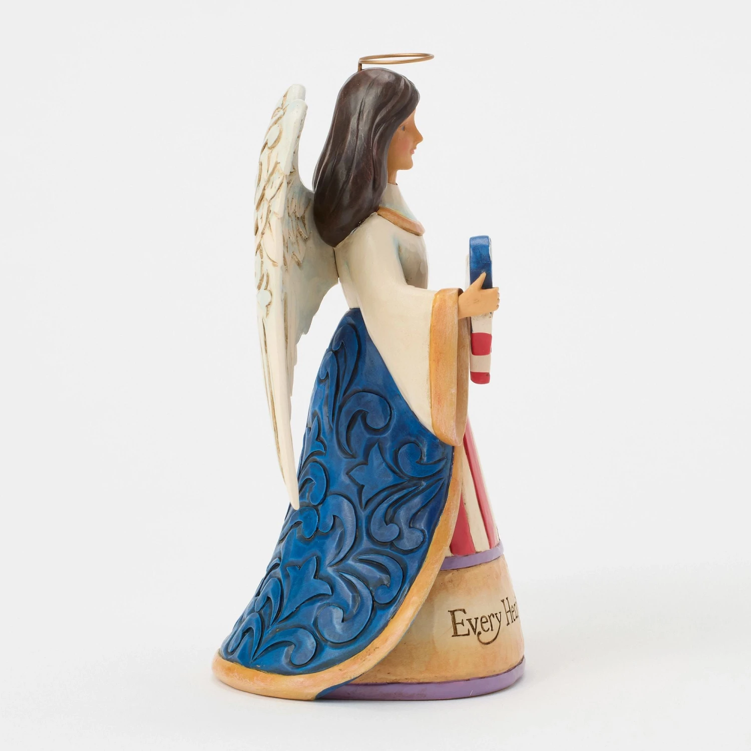 Enesco Gift Patriotic Angel With Heart Fig(Patriotic Angel With Heart Fig) 5 Enesco Gift Patriotic Angel With Heart Fig(Patriotic Angel With Heart Fig) - Image 5