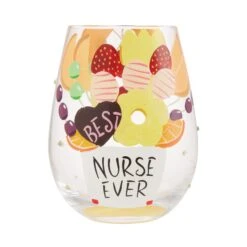 Enesco Gift Best Nurse Stemless Wine Glass(Best Nurse Stemless Wine Glass 1)