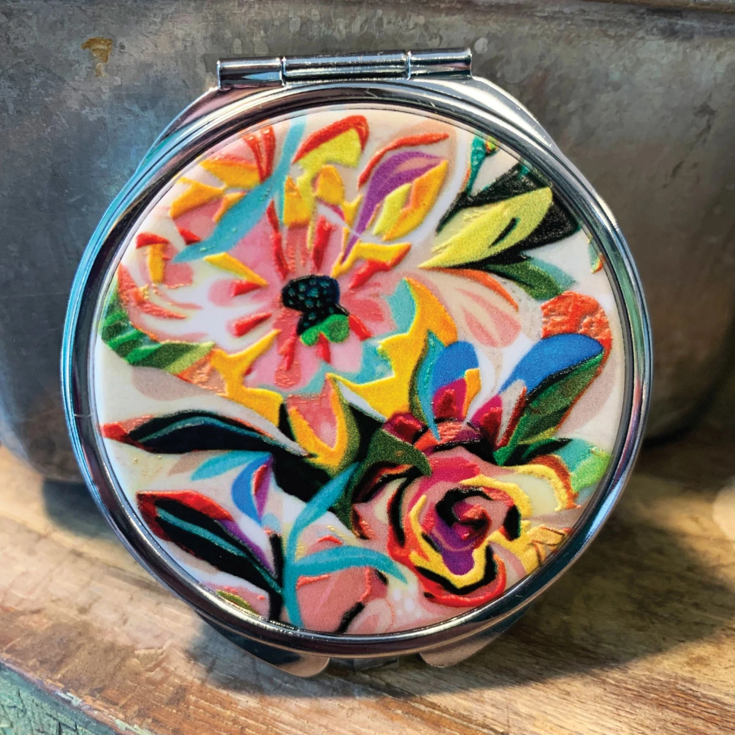 Enesco Gift Floral Pop Pill Box(Pill Box 23) 2 Enesco Gift Floral Pop Pill Box(Pill Box 23) - Image 2