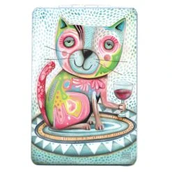 Enesco Gift Cat Wine Compact Mirror(Compact Mirror 1)