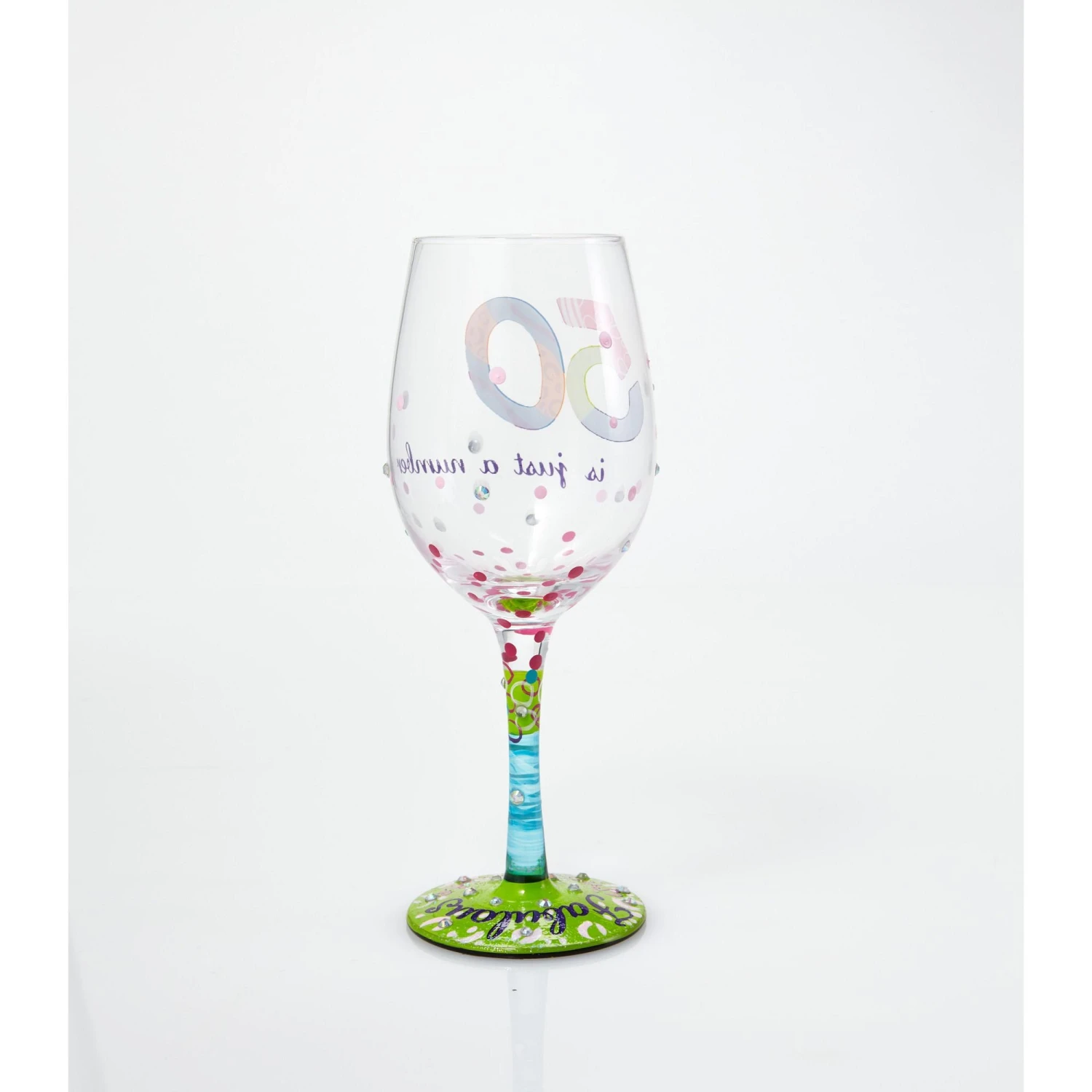 Enesco Gift WINE GLASS 50 IS JUST A NUMBER(Wine Glass 50 Is Just A Number) 3 Enesco Gift WINE GLASS 50 IS JUST A NUMBER(Wine Glass 50 Is Just A Number) - Image 3