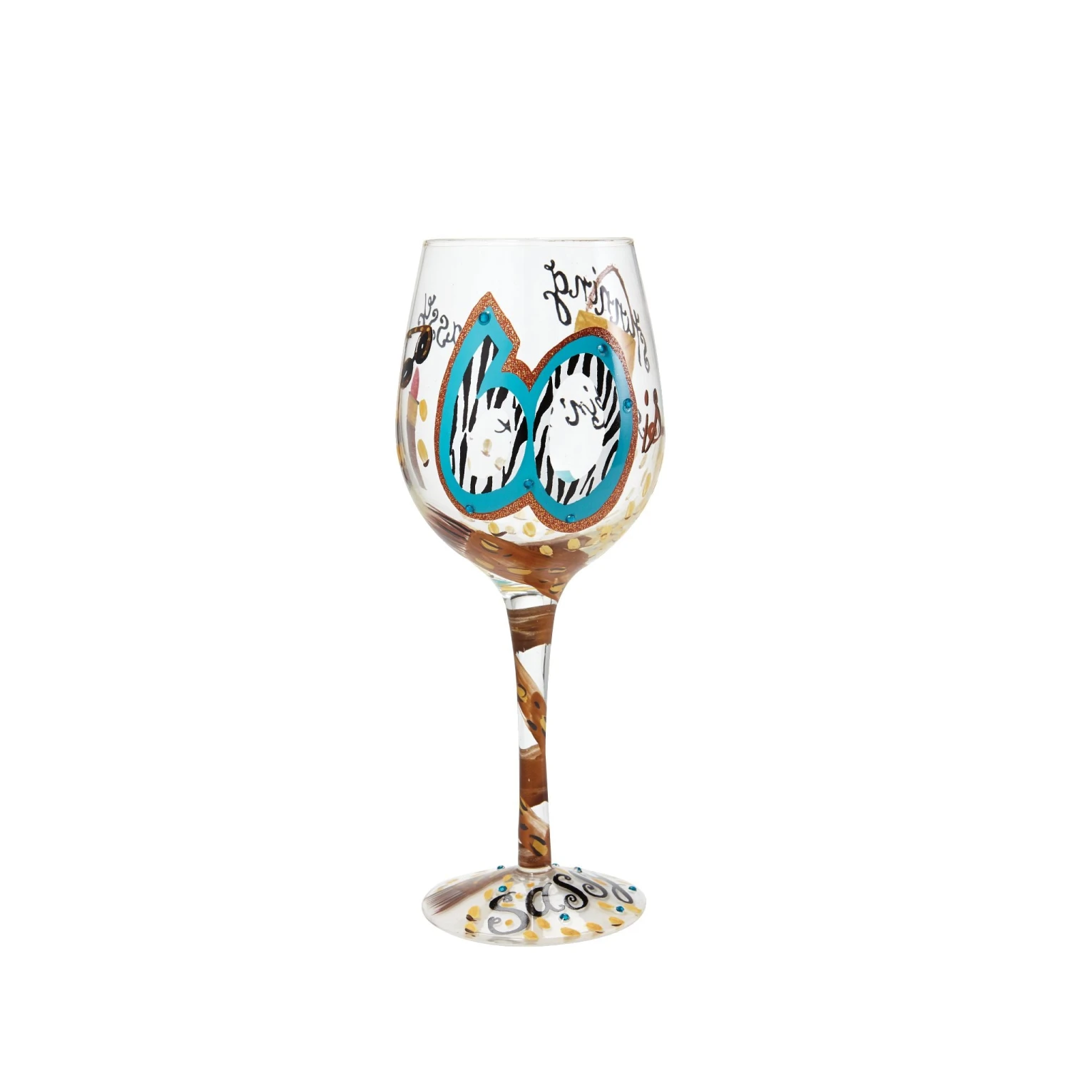 Enesco Gift WINE GLASS 60 AND SASSY(Wine Glass 60 And Sassy) 1 Enesco Gift WINE GLASS 60 AND SASSY(Wine Glass 60 And Sassy)