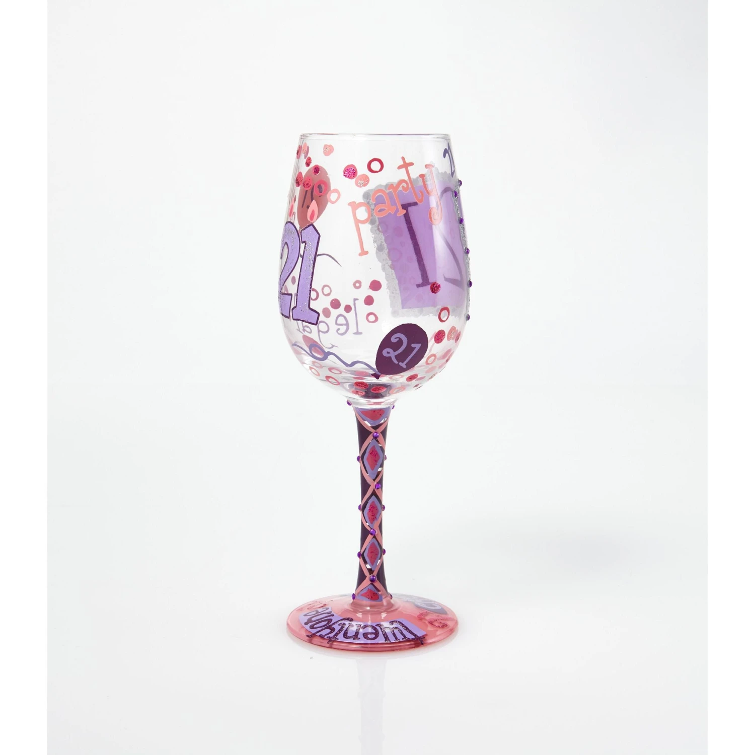 Enesco Gift 21st Birthday Wine Glass(Wine Glass 21) 3 Enesco Gift 21st Birthday Wine Glass(Wine Glass 21) - Image 3