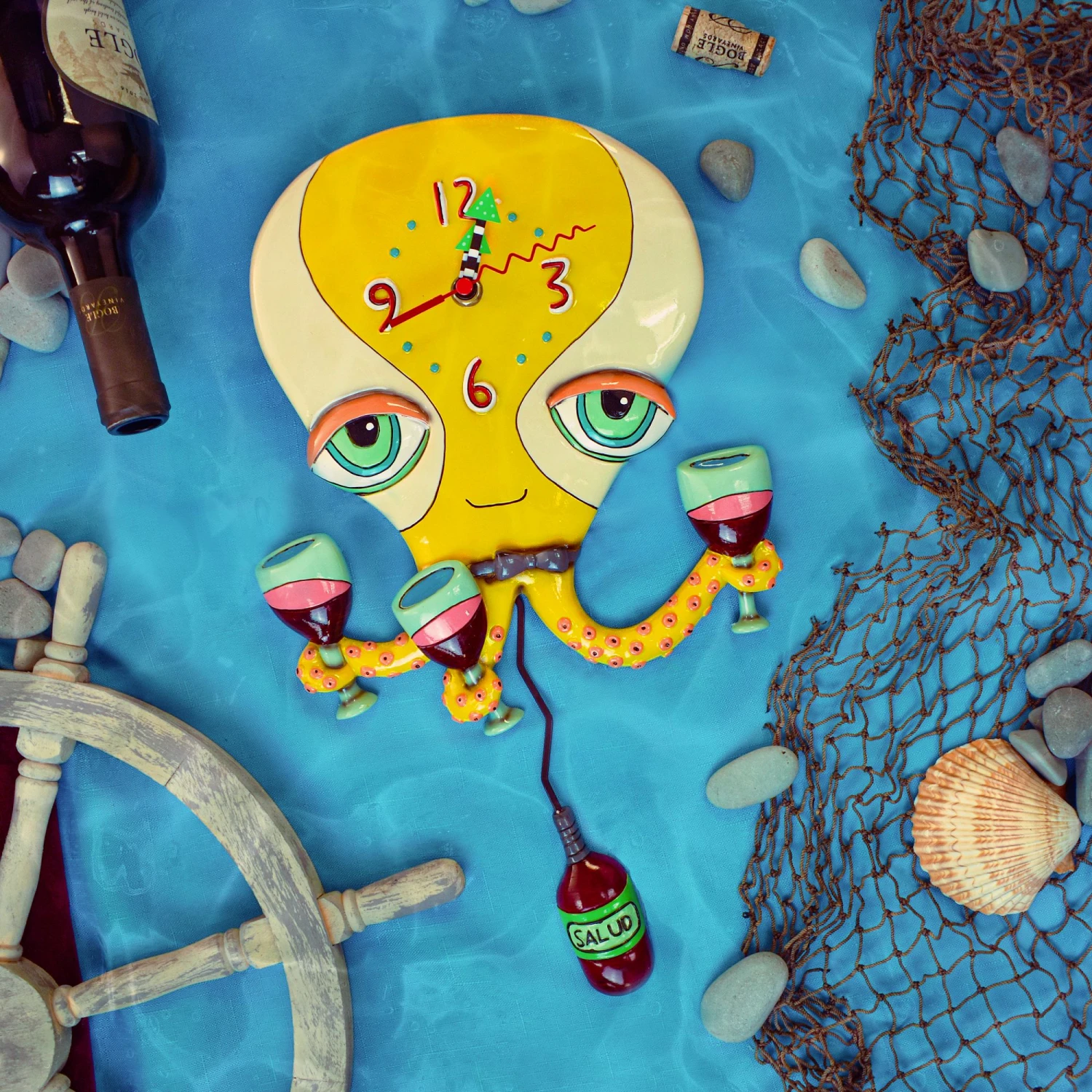 Enesco Gift Happy Hour Clock(Clock 24) 2 Enesco Gift Happy Hour Clock(Clock 24) - Image 2