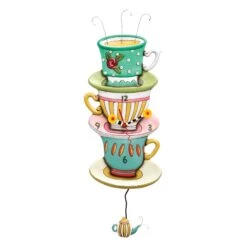 Enesco Gift Spot Of Tea Clock(Clock 27)