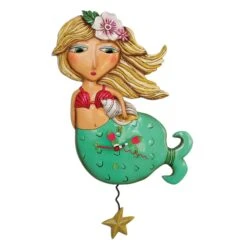 Enesco Gift Shelley Mermaid Clock(Clock 37)