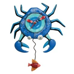 Enesco Gift Blue Crab Clock(Clock 38)