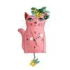 Enesco Gift Pretty Kitty Pink Clock(Clock 85)